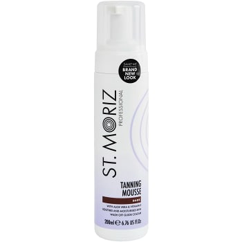 Kroppsmousse Brun utan sol Mörk 200ml St Moriz