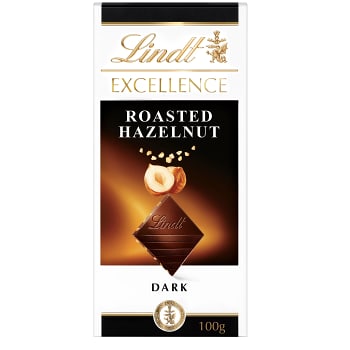 Chokladkaka EXCELLENCE Hasselnöt Mörk Choklad 100g Lindt