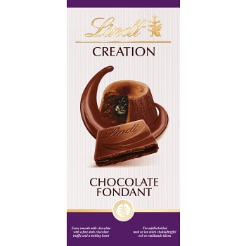 Chokladkaka CREATION Fondante Mjölkchoklad 150g Lindt