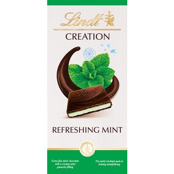 Chokladkaka CREATION Mintchoklad Mörk Choklad 150g Lindt