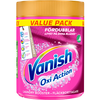 Fläckborttagning Pulver Color 940g Miljömärkt Vanish