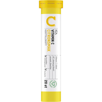 Vitamin C Citron Brustablett 20-p ICA Hjärtat