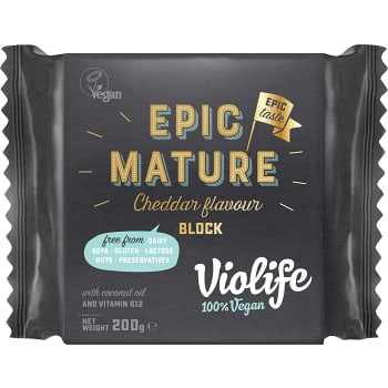 Cheddar Block Epic Mature vegan 200g Violife