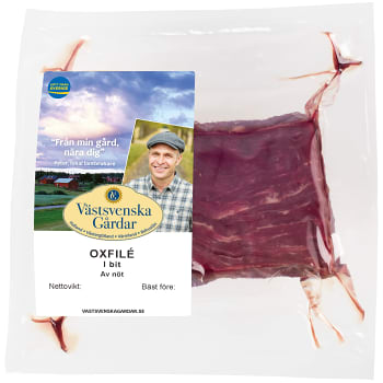 Oxfilé i bit ca 500g Västsvenska Gårdar | Handla mat online från din ...
