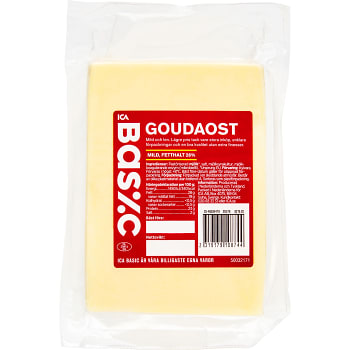 Goudaost mild 28% ca 850g ICA Basic