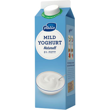 Yoghurt Naturell 3% 1000g Valio