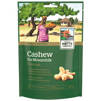 Cashew Mozambique 160g Den Lille Nöttefabrikken
