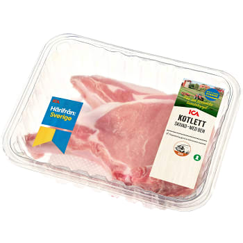 Kotletter med ben skivad ca 350g ICA
