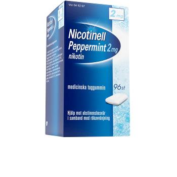 Nicotinell Pepparmint Medicinskt tuggummi 2mg 96-p