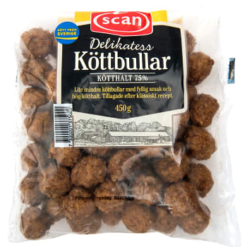 Köttbullar Delikatess Stekta 450g Scan