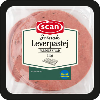 Leverpastej Skivad 110g Scan