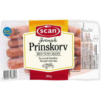 Prinskorv 300g Scan