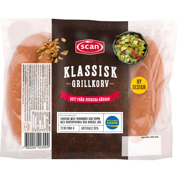 Grillkorv Klassisk 960g Scan