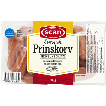 Prinskorv 600g Scan