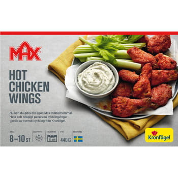 Hot Chicken Wings 440g Kronfågel