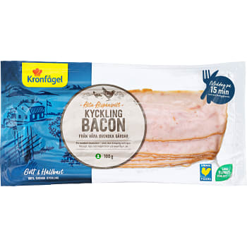 Kycklingbacon 100g Kronfågel