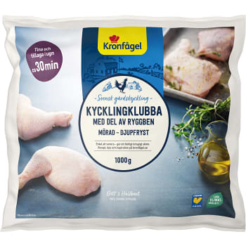 Kycklingklubba Fryst 1kg Kronfågel