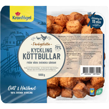 Köttbullar Kyckling 1000g Kronfågel