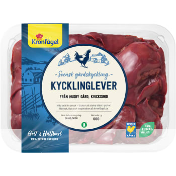 Kycklinglever 450g Kronfågel