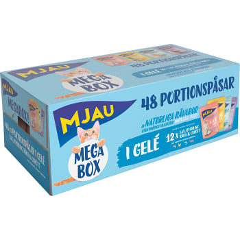 Kattmat Megabox Kött & Fisk 48-p Mjau
