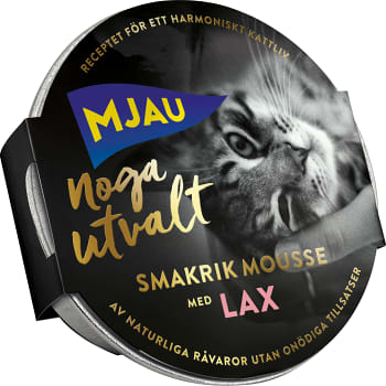 Kattmat Laxmousse Våt 85g Mjau