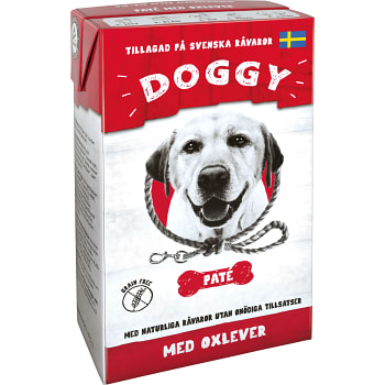 Hundmat Våt Oxlever 465g Doggy
