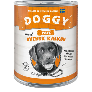 Hundmat Våt Kalkon 800g Doggy