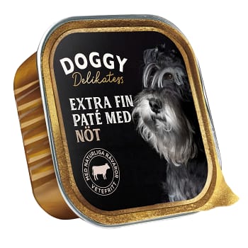 Hundmat Delikatesspaté Nöt 150g Doggy Delikatess
