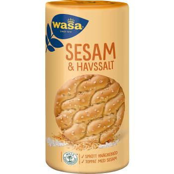 Knäckebröd Runda Sesam &amp; Havssalt 290g Wasa