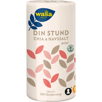 Knäckebröd Din Stund Mini Chia &amp; Havssalt 270g Wasa