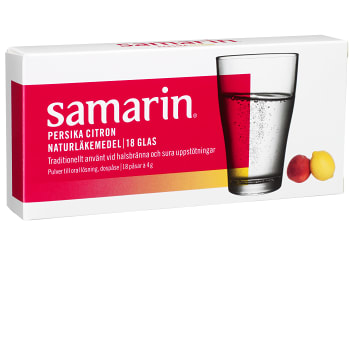 Naturläkemedel Fruktsalt Persika &amp; Citron 18-p Samarin