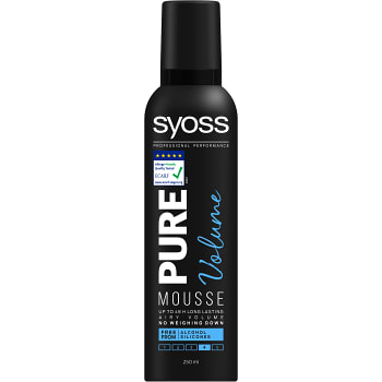 Hårmousse Pure Volume 250ml Syoss