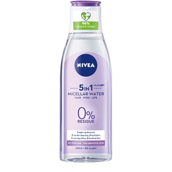 Ansiktsrengöring Micellärt Vatten Sensitive Skin 200ml NIVEA
