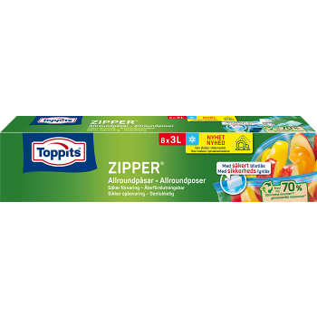 Zipper 3l 8st Toppits