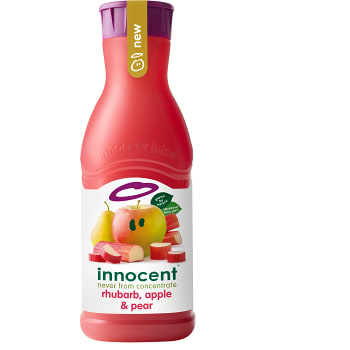 Juice Rabarber Äpple Päron 900ml Innocent