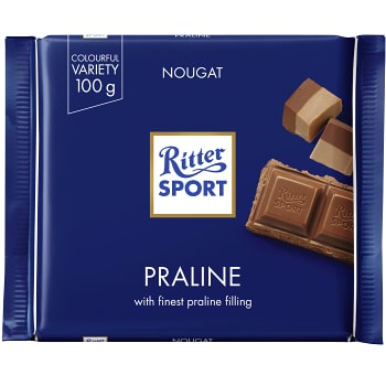 Nougat Praline 100g Ritter sport