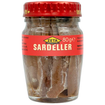 Sardeller 80g Zeta