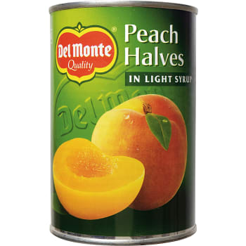 Persikohalvor i sockerlag 235g Del Monte