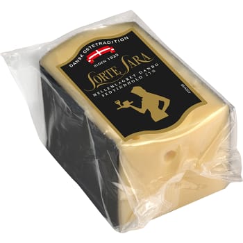 Sorte Sara 25% ca 500g Dansk Ostetradition
