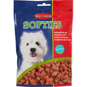 Softies godbitar med kött 150g Best friend