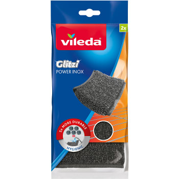Rengöringssvamp Power inox 2-p Vileda