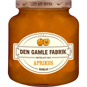 Aprikosmarmelad 380g Den Gamle Fabrik
