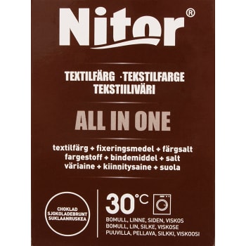 Textilfärg All in one Choklad Nitor