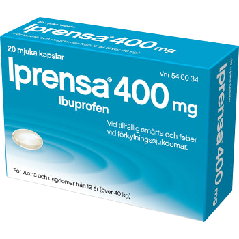 Iprensa Mjuka kapslar 400mg 20-p Ipren