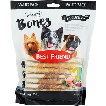 Tuggpinne Kyckling & Ankfilé 350g Bones