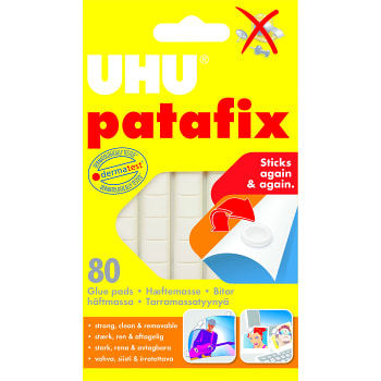 Häftmassa Patafix 80 bitar UHU