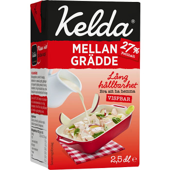 Mellangrädde 27% 2,5dl Kelda