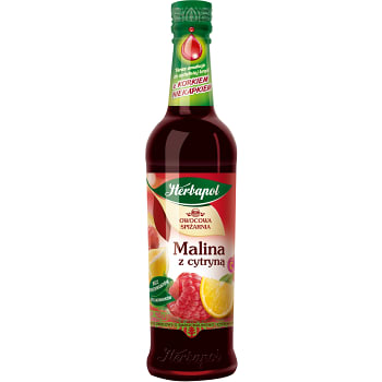 Hallon & Citronsyrup 420ml Herbapol