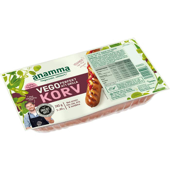 Vegokorv Jävligt Gott 240g Anamma