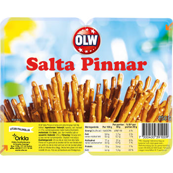 Salta pinnar 250g OLW
